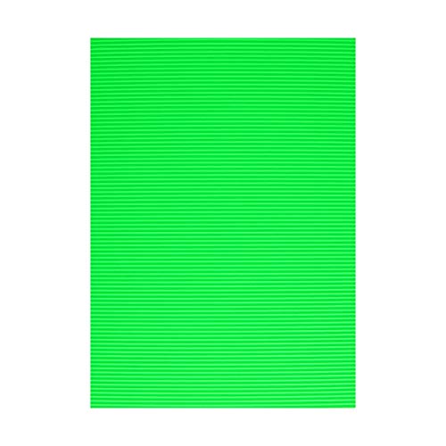 TTS Bastelwellpappe Fluorescent, 35 x 24cm, Fluoreszierend Grün, 10 Stk von SPIRIT