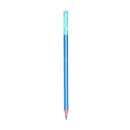 TTS Bleistift Dreikant, Magic Wood, Blau 12 Stk von SPIRIT