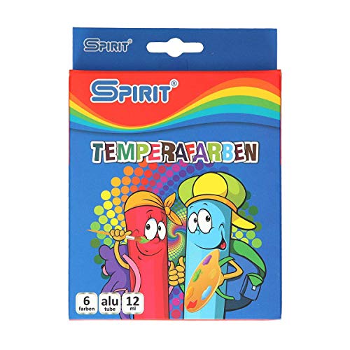 TTS Temperafarben 12ml, 6 Stk von SPIRIT