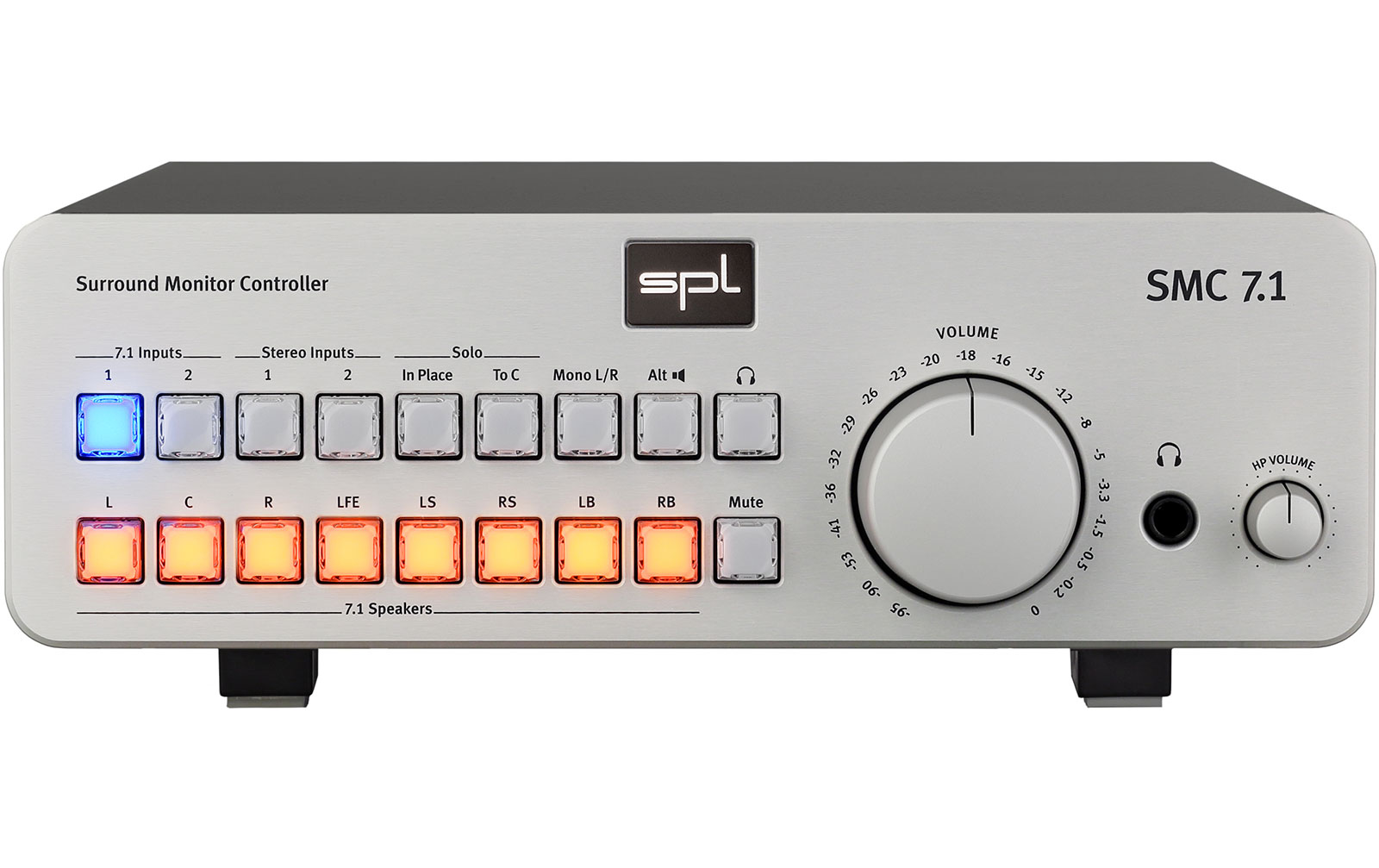 SPL SMC 7.1 Surround Monitor Controller, silber von SPL