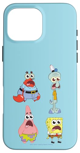 Hülle für iPhone 16 Pro Max SpongeBob SquarePants SpongeBob Cast Group Stare Logo von SPONGEBOB SQUAREPANTS