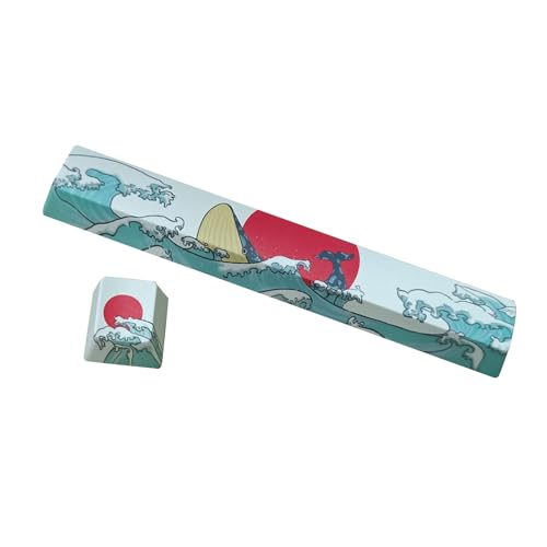 SPONGL Tastenkappen, PBT-Tastenkappen, Space ESC-Tastenkappen-Set Korallen Meer Thema OEM/Original-Profil-Tastenkappen für mechanische Tastaturen von SPONGL