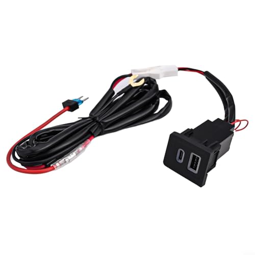 1 x Kfz-Ladegerät Buchse Auto Dual USB PD QC Ladegerät Adapter Buchse 1 x Kfz-Ladegerät Buchse Auto Dual USB PD QC Ladegerät Adapter Buchse von SPORTARC