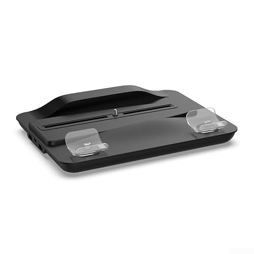 Dockingstation für PS5-Controller Effizientes Laden mit integriertem Kühlsystem und Lüftersteuerungen (Schwarz) von SPORTARC