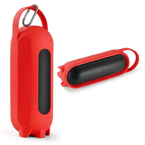 Für Beats Pill tragbare Lautsprecher, Silikonhülle, sicherer Sitz und handliches Transportdesign, Rot Für Beats Pill tragbare Lautsprecher, Silikonhülle, sicherer Sitz und handliches Transportdesign, Rot von SPORTARC
