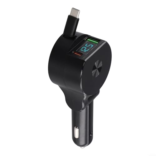 Kompaktes Dual USB PD30W Autoladegerät mit digitalem Monitor und praktischem Teleskopkabel Kompaktes Dual USB PD30W Autoladegerät mit digitalem Monitor und praktischem Teleskopkabel von SPORTARC
