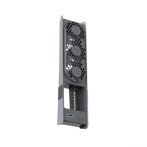 Lüfter für PS5 Pro mit RGB-Lichteffekten, mehreren Geschwindigkeitsmodi und einfachem USB 3 0-Anschluss (schwarz) von SPORTARC