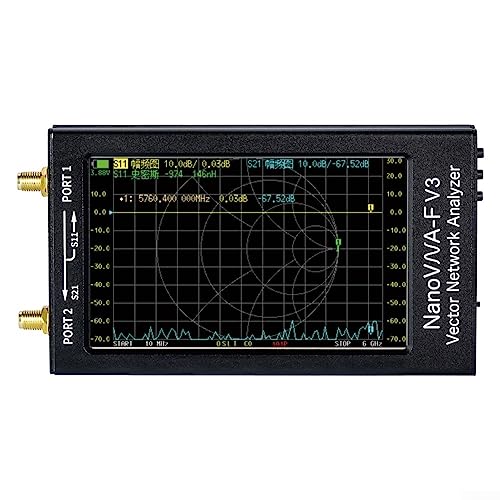 NanoVNA-F V3 4,3 Zoll 6 GHz HF VHF UHF Vektor Netzwerkanalysator Antenne Analyzer SWR von SPORTARC