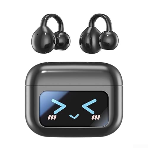 SPORTARC Bone Conduction BTV5 4 Ohrhörer mit Touch-Steuerung und integrierter Geräuschunterdrückung für fokussiertes Hören (schwarz) von SPORTARC