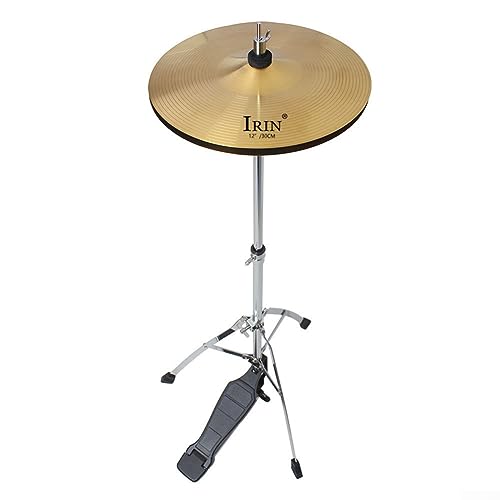 SPORTARC Brass Cymbals Percussion Splash Crash Hi-Hat Becken Frame Drum Becken für Anfänger Profispieler 12", 1401009410 von SPORTARC