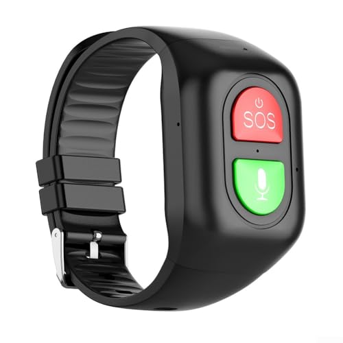 SPORTARC Sturzerkennung Positionierung 4G Smartwatch, Herzfrequenz und Blutdruck Gesundheit Sturzerkennung Smart Watch Absturzwarngeräte für ältere Menschen GPS-Positionierung von SPORTARC