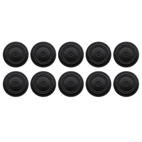 Silikon-Daumen-Wippgriffkappen, 10 Stück, ideal für verbesserten Komfort und Leistung bei Switch Joy (schwarz) von SPORTARC
