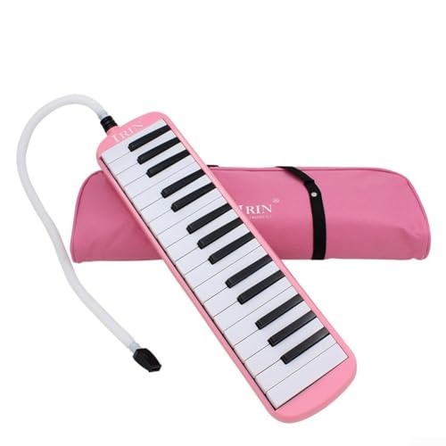 Sound in einem tragbaren Format Das Melodica Keyboard-Set mit 32 Tasten ist perfekt für Anfänger geeignet (Pink) von SPORTARC