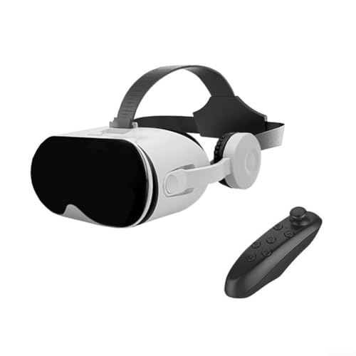 VR-Headset, Virtual-Reality-Headsets, 3D-VR-Brille, Virtual-Reality-Headsets mit BT-Controller für iOS und Android (schwarz) von SPORTARC
