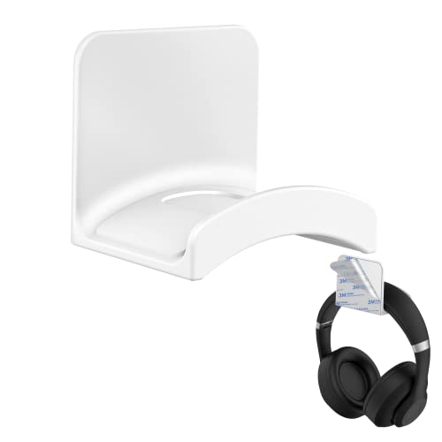 SPORTLINK Headset Halterung Halter - Universal Kopfhörer Haken Wandhalterung Ohrhörer Aufhänger mit [Starkem Klebeband] für Mehrere Geräte, Schreibtisch, Wand, Tisch, Gaming Headphones (Weiß) von SPORTLINK