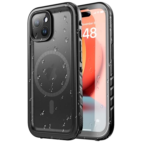 SPORTLINK für iPhone 15 Plus Wasserdicht Hülle - 360 Grad Outdoor Schutzhülle kameraschutz Displayschutz[ mit MagSafe][IP68 Waterproof] [6FT Stoßfeste Hard Case ] Panzerhülle Magnetisch handyhülle von SPORTLINK