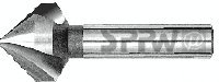 SPPW Kegelsenker HSS-E05 120° z:3 Form C L:48 Ø8,3 von SPPW