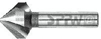 SPPW Kegelsenker HSS-E05 90° z:3 Form C L:50 Ø10,0 von SPPW