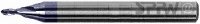 SPPW Micro-Radiusfräser VHM+X.Cut 1,5xØ L:39x0,75 z:2 d3 Ø0,50 von SPPW