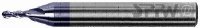 SPPW Micro-Radiusfräser VHM+X.Cut 2-3xØ L:39x1,5 z:2 d3 Ø0,60 von SPPW