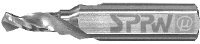 SPPW Stufenzentrierbohrer HSS-E05 Form D-FL M24-21,0x25,0x40,0 von SPPW