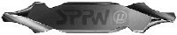 SPPW Zentrierbohrer HSS-E05 DIN333 R Fläche - 5,00x12,5 von SPPW