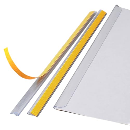 SPRINTIS Klemmschienen A4, 4 mm Füllhöhe, selbstklebend, 100 Stück Dokumentenschienen für Präsentationen und Büro um Papier binden von SPRINTIS