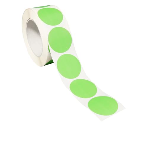 SPRINTIS Markierungspunkte 40mm, 1000 Klebepunkte auf Rolle, selbstklebender Markierungspunkt aus Papier (hellgrün) von SPRINTIS