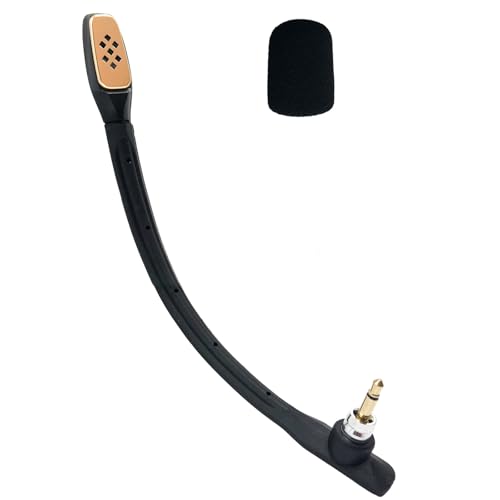 SPTSSWET Ersatz Mikrofon Kompatibel mit Astro A40 A40TR Gaming Kopfhörer Rauschunterdrückung, Abnehmbares Ersatz-Spielmikrofon 3,5 mm Jack Schwarz 7 inch SPTSSWET Ersatz Mikrofon Kompatibel mit Astro A40 A40TR Gaming Kopfhörer Rauschunterdrückung, Abnehmbares Ersatz-Spielmikrofon 3,5 mm Jack Schwarz 7 inch von SPTSSWET