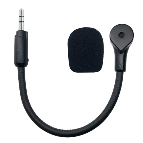 SPTSSWET Ersatz Mikrofon Kompatibel mit Logitech G233 G433 Gaming Kopfhörer Rauschunterdrückung, Abnehmbares Ersatz-Spielmikrofon 3,5 mm Jack Schwarz 6,2 inch SPTSSWET Ersatz Mikrofon Kompatibel mit Logitech G233 G433 Gaming Kopfhörer Rauschunterdrückung, Abnehmbares Ersatz-Spielmikrofon 3,5 mm Jack Schwarz 6,2 inch von SPTSSWET