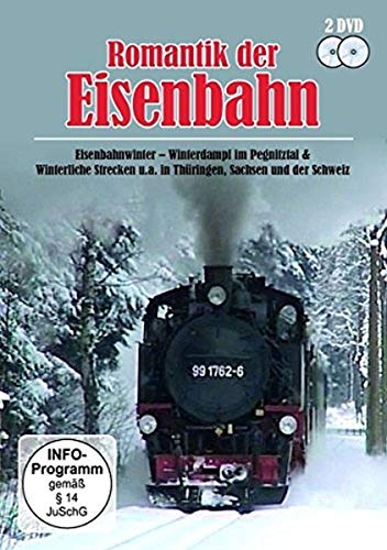 Romantik der Eisenbahn - Eisenbahnwinter, Winterdampf im Pegnitztal & Winterliche Strecken u.a. in Thüringen, Sachsen und der Schweiz [2 DVDs] von SPV