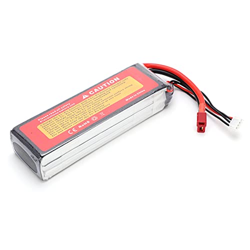 11.1V 5000mAh 3S 40C Lipo Akku, Stabile Struktur für RC Auto Boot Hubschrauber Drohnen mit T-Stecker von SPYMINNPOO