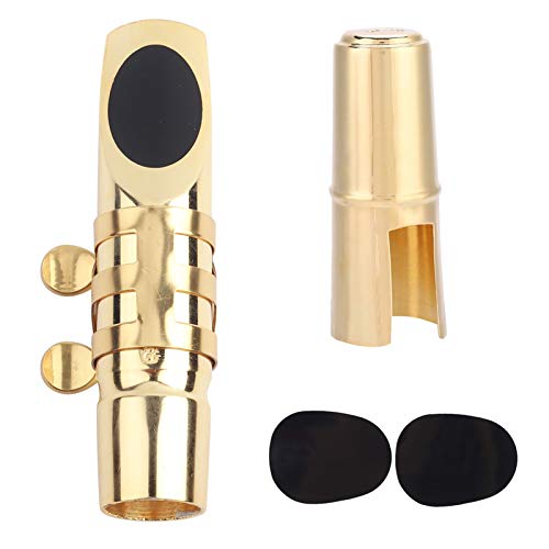 Eb Alto Sax Mundstück, 8C Saxophon Mundstück mit Cap Pads Musik Instrumente Zubehör Eb Alto Sax Mundstück, 8C Saxophon Mundstück mit Cap Pads Musik Instrumente Zubehör von SPYMINNPOO