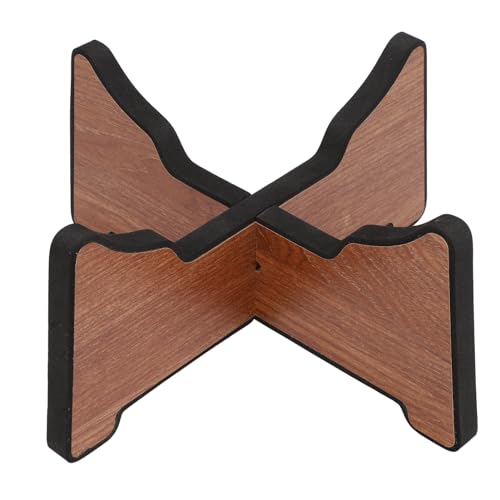 Ehereal Drum Stand Acacia Holz, Zungentrommelhalter Ladekapazität Vielseitiges Rack für Musiker mit Schneller Montage (M (315 x 180 mm / 12,4 x 7,09 Zoll)) von SPYMINNPOO