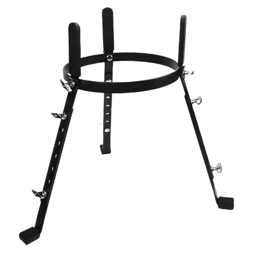 Professioneller Conga -Ständer, Metallkonga -Ständer Verstellbare Höhe, Gewölbter Gummiverschluss für die Percussion Drum Performance Professioneller Conga -Ständer, Metallkonga -Ständer Verstellbare Höhe, Gewölbter Gummiverschluss für die Percussion Drum Performance von SPYMINNPOO