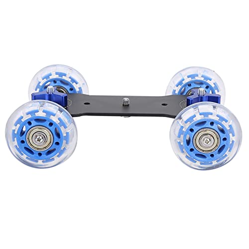 Professionelles DSLR -Kamera Dolly Wheel Antiskid 10 Kg Ladung Slider Auto für Verschiedene Interessante Schießereien (Aluminiumlegierung) von SPYMINNPOO