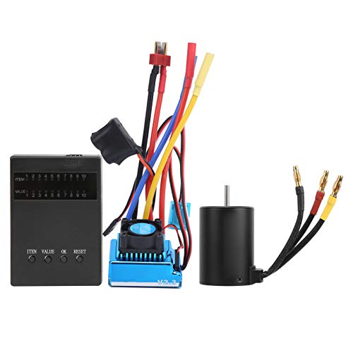 RC Bürstenloser Motor mit ESC, Hochfestigkeitsprogrammkarte für 1/10 RC -Automodell, Universelle Installation RC Bürstenloser Motor mit ESC, Hochfestigkeitsprogrammkarte für 1/10 RC -Automodell, Universelle Installation von SPYMINNPOO