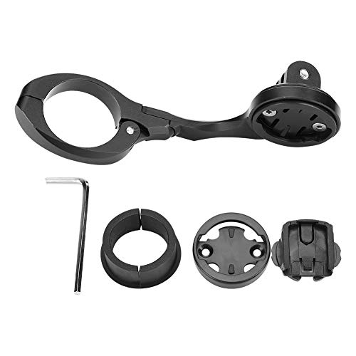 SPYMINNPOO Fahrradmontageadapter, Verlängerungshalterung für Fahrrads Tachometer GPS Computer & Action Camera, Universal -Lenkermontagehalter (Black) von SPYMINNPOO