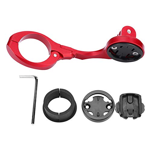 SPYMINNPOO Fahrradmontageadapter, Verlängerungshalterung für Fahrrads Tachometer GPS Computer & Action Camera, Universal -Lenkermontagehalter (Rot) von SPYMINNPOO