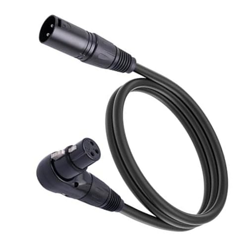 SPYMINNPOO XLR Gerade Winkel Zum Kabel XLR Gerade Kabel Hochklarheit Adapter für Mischer, Verstärker, Starke Trommeln Anti -Interferenzkapazität (1,8 m/ 6ft) von SPYMINNPOO