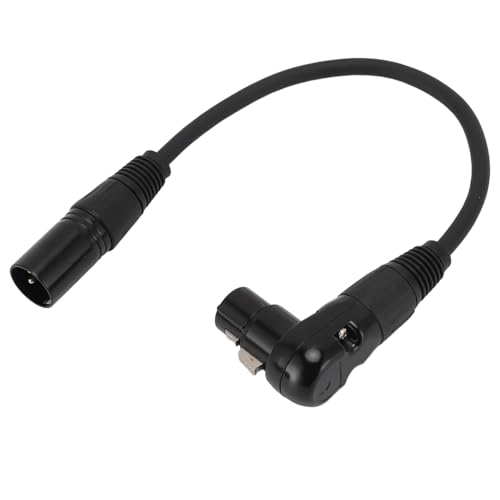 SPYMINNPOO XLR Gerade Winkel Zum Kabel XLR Gerade Kabel Hochklarheit Adapter für Mischer, Verstärker, Starke Trommeln Anti -Interferenzkapazität (30 cm) von SPYMINNPOO