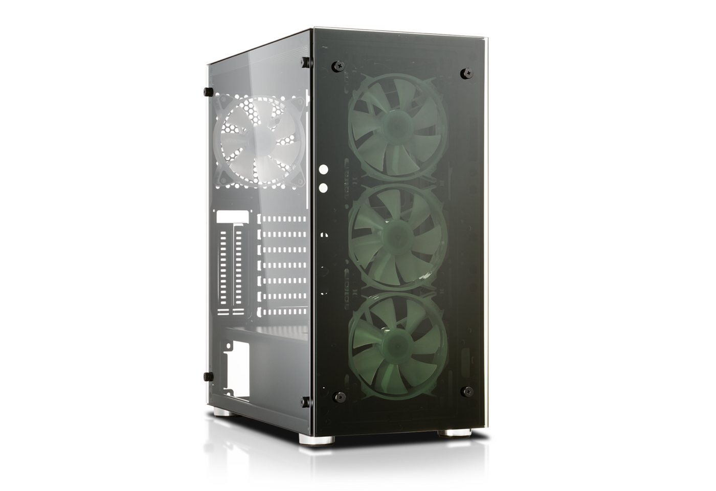 SQ-POWER GmbH Gaming-Gehäuse SQ-Tower 01T, Glas Seitenteil, ATX Formfaktor, Temperiertes Glas, RGB Lüfter SQ-POWER GmbH Gaming-Gehäuse SQ-Tower 01T, Glas Seitenteil, ATX Formfaktor, Temperiertes Glas, RGB Lüfter von SQ-POWER GmbH