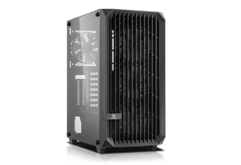 SQ-POWER GmbH Gaming-Gehäuse SQ-Tower 06T, Glas Seitenteil, ATX Formfaktor, Temperiertes Glas, RGB Lüfter von SQ-POWER GmbH