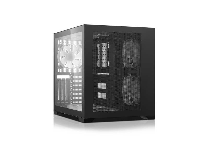 SQ-POWER GmbH Gaming-Gehäuse SQ-Tower XTREME AF, Glas Seitenteil, ATX Formfaktor, Temperiertes Glas, RGB Lüfter von SQ-POWER GmbH