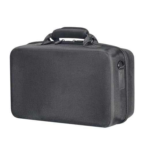 SQALCXY Aufbewahrungstasche für Playstation 5 Slim Spielkonsole Organizer Bag Case Handtasche für PS5 Slim Großraumtasche (Schwarz) von SQALCXY