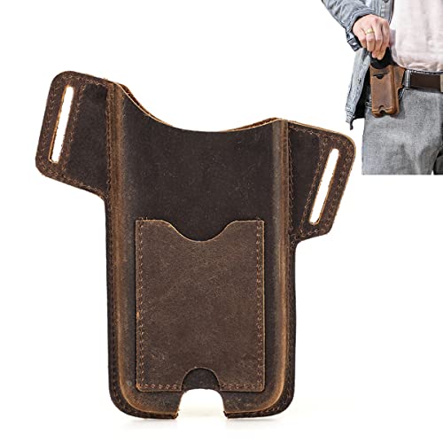 SQCOOL Handy Holster Echt Leder Schutz Hülle, Tragbare Gürteltasche Handytasche, Herren Gürtel Hülle Reise mit Gürtelschlaufe für iPhone 13 Pro Max/12 Max/11 Max/XS Max/Huawei P50 Brown L SQCOOL Handy Holster Echt Leder Schutz Hülle, Tragbare Gürteltasche Handytasche, Herren Gürtel Hülle Reise mit Gürtelschlaufe für iPhone 13 Pro Max/12 Max/11 Max/XS Max/Huawei P50 Brown L von SQCOOL