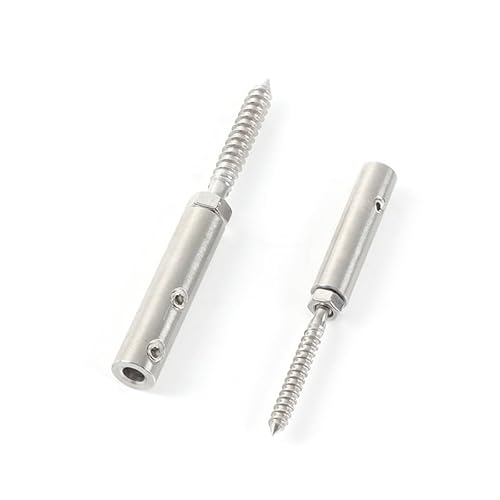 Drahtseilklemme 10 Stück Handschraubenklemme Drahtseil for 5/32 Zoll 4 mm Gesenkschrauben mit Sechskant-Madenschraube Bolzen Schnalle for Treppendeck-Holzpfosten Seilklemme Drahtseilklemme 10 Stück Handschraubenklemme Drahtseil for 5/32 Zoll 4 mm Gesenkschrauben mit Sechskant-Madenschraube Bolzen Schnalle for Treppendeck-Holzpfosten Seilklemme von SQIANKUN