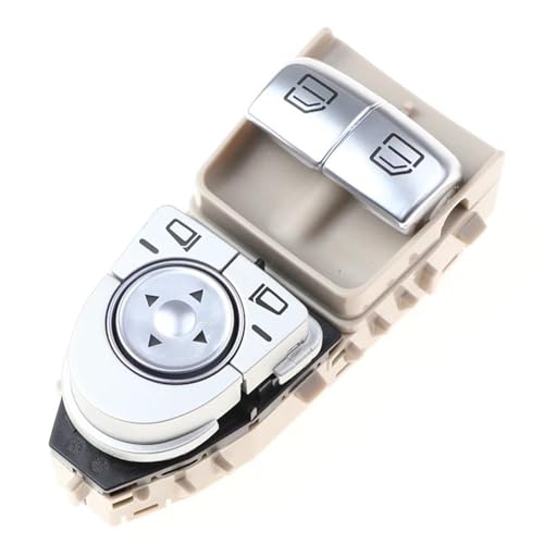 Fensterheberschalter 2059050302 Vorne Links Fahrer Fensterheber Schalter Auto Für Mercedes Für Benz Für Vito W447 2014-2021 A2059050302 Auto Fenster Schalter(Beige) von SQOFJGIGN