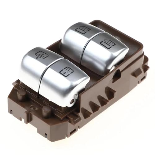 Fensterheberschalter 2229051505 Power Fenster Control Schalter Regler Taste Auto Für Benz Für AMG E43 W213 W222 E180 S400 S450 2229052104 Auto Fenster Schalter(Braun) von SQOFJGIGN