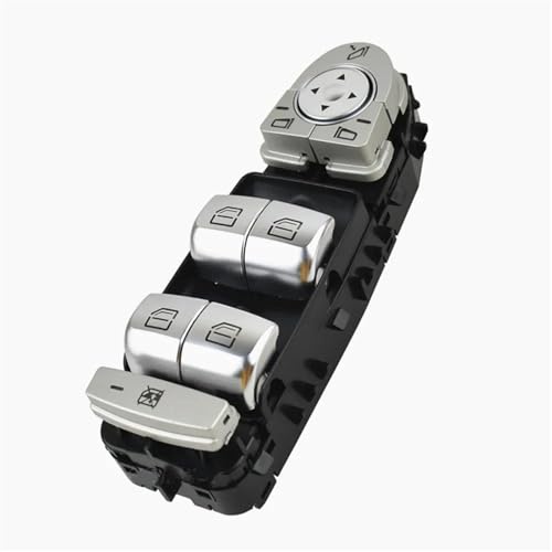 Fensterheberschalter 2229056800 Orange Licht Power Fenster Schalter Elektrische Fenster Schalter Für Mercedes Für Benz W205 C180 C200 C300 2014-2018 Auto Fenster Schalter(Schwarz) von SQOFJGIGN